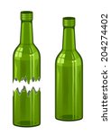 Broken bottle
