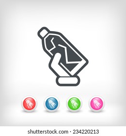 Broken bottle