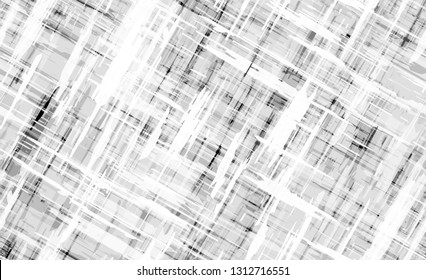 Broken Brush Style Seamless Texture. Noisy Surface Pattern Design. Dirty Distressed Background.