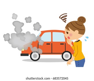 Broken cars and women.