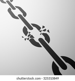 Broken Chain Logo : images, photos et images vectorielles de stock