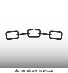 Broken chain icon