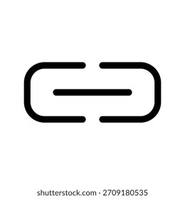 Ilustración de diseño de símbolo de Vector de icono de cadena rota