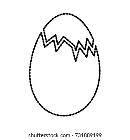 broken chicken egg food farm