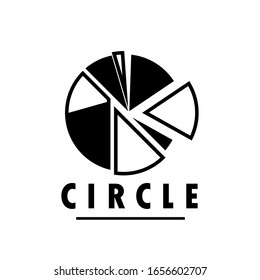 Broken Circle Logo Design Icon