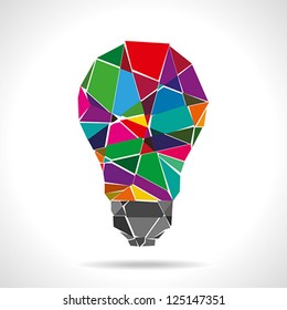 broken colorful idea