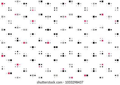 Broken Cryptocurrency Technology. Abstract modern halftone background. Vector illustration
