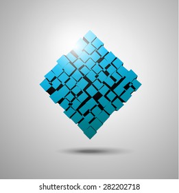 Broken cube