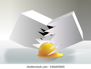 broken cubic egg