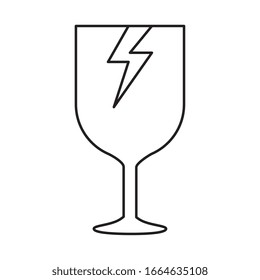 diseño de cubos rotos, logística de entrega transporte almacén de servicios de transporte industria y tema global Ilustración de vectores