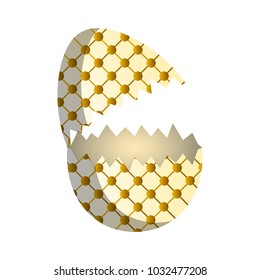 Broken easter egg