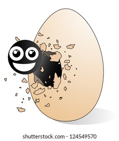 Broken egg