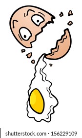 Broken egg