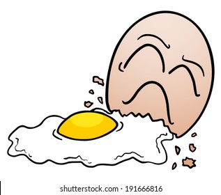 Broken egg