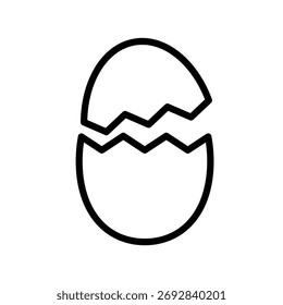 broken egg  icon vector web design 