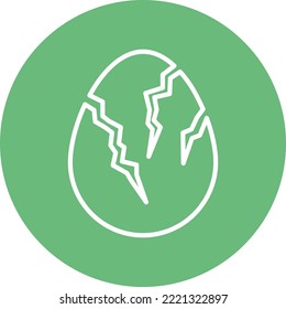 Broken egg Vector Icon which is suitable for commercial work and easily modify or edit it
