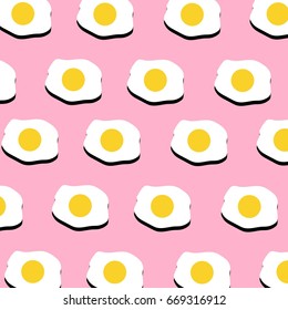 Broken egg vector illustrator background