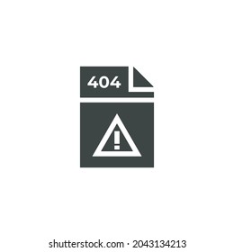 Broken files icon, Vector illustration design.