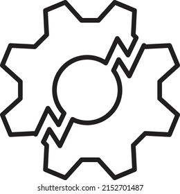 Broken Gear Like Disruption Icon