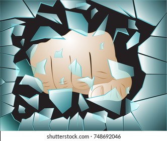 broken glass