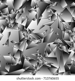 Broken glass background. Abstract explosion. Vector illustration.