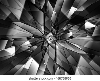 Broken glass background, vector