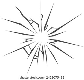 broken glass ball vector file