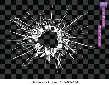 Broken glass, cracks, bullet marks on glass. You can easy change colors or sizes. High resolution