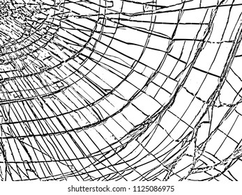 The broken glass. Cracks texture. Background.Grunge.Abstract lines.