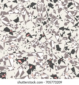 Broken glass effect abstract background. Seamless vector pattern
