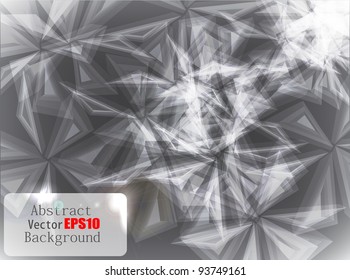 Broken glass gray Background eps10