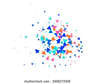 Broken Glass or Ice Explosion Vector Illustration. Bursting particles, boom, blast, bang, atomic energy, moving galaxy comic illustration. Grunge broken glass shatter fragments. Ice explosion effect.