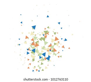 Broken Glass or Ice Explosion Vector Illustration. Bursting particles, boom, blast, bang, atomic energy, moving galaxy comic illustration. Grunge broken glass shatter fragments. Ice explosion effect.