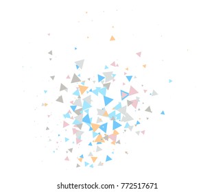 Broken Glass or Ice Explosion Vector Illustration. Bursting particles, boom, blast, bang, atomic energy, moving galaxy comic illustration. Grunge broken glass shatter fragments. Ice explosion effect.