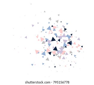 Broken Glass or Ice Explosion Vector Illustration. Bursting particles, boom, blast, bang, atomic energy, moving galaxy comic illustration. Grunge broken glass shatter fragments. Ice explosion effect.