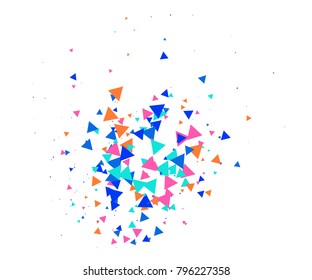 Broken Glass or Ice Explosion Vector Illustration. Bursting particles, boom, blast, bang, atomic energy, moving galaxy comic illustration. Grunge broken glass shatter fragments. Ice explosion effect.
