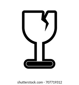 broken glass icon 