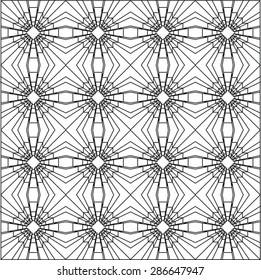 broken glass kaleidoscope tracery