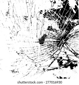 Broken Glass Overlay Texture for your design. EPS10 vector.