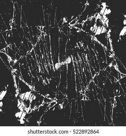 Broken Glass Overlay Texture for your design. EPS10 vector.