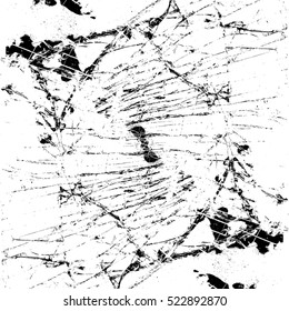 Broken Glass Overlay Texture for your design. EPS10 vector.