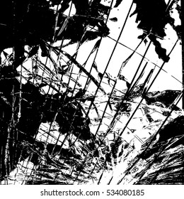 Broken Glass Overlay Texture for your design. EPS10 vector.