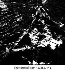 Broken Glass Overlay Texture for your design. EPS10 vector.