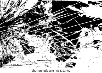Broken Glass Overlay Texture for your design. EPS10 vector.