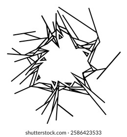 Broken glass picture is suitable as a background image. It's a vector image.