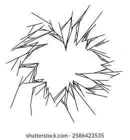 Broken glass picture is suitable as a background image. It's a vector image.