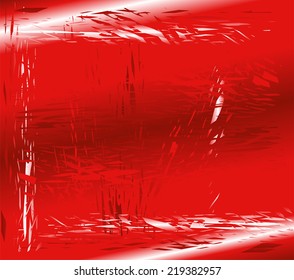 Broken glass red background