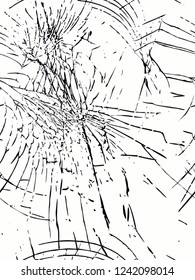 Broken glass seamless vector pattern,grunge background.