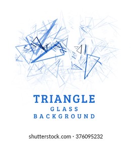 Broken glass vector background 