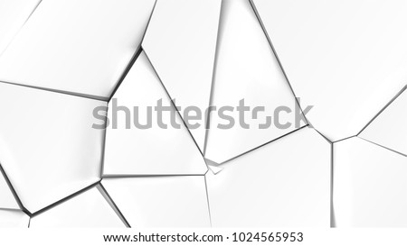 Broken grey surface, vector illustration